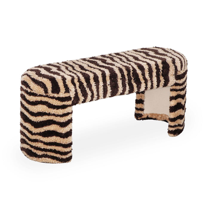 zebra-brown-striped-tufted-bench-1