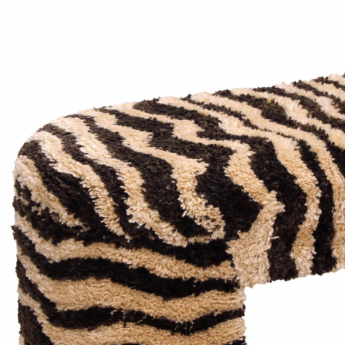 zebra-brown-striped-tufted-bench-4