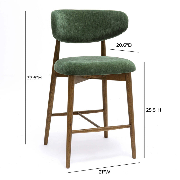 zinea-forest-green-performance-textured-velvet-counter-stool-6