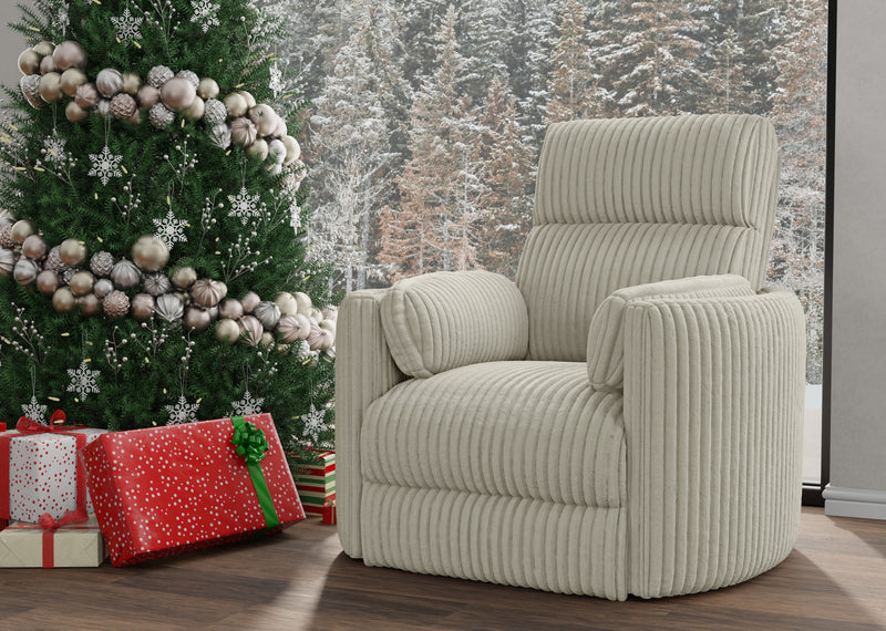 Parker Living Radius - Mega Ivory Power Reclining Sofa Loveseat and Recliner