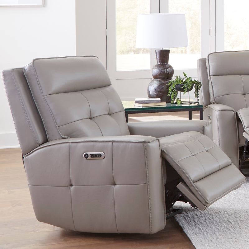 Parker Living Canterbury - Pewter Power Reclining Zero Gravity Sofa and Recliner