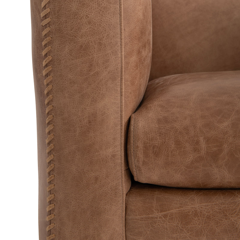 Hudson Leather Swivel Chair - Furniture City (CA)l