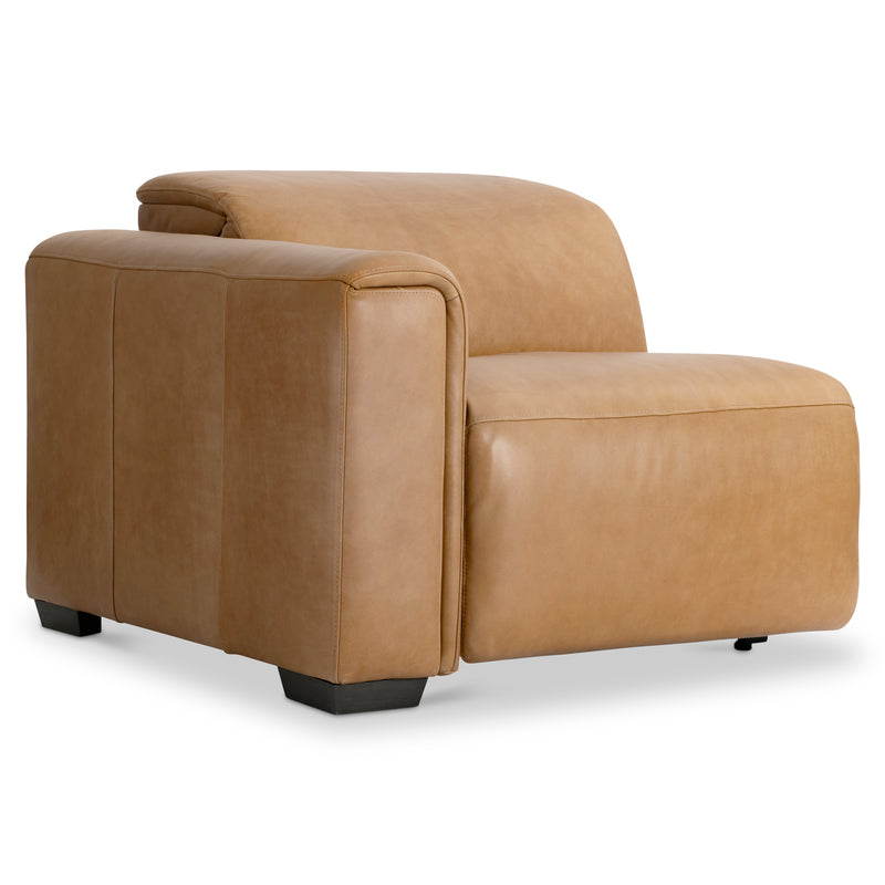 Billings Leather Left Arm Power Motion Chair