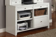 Parker House Boca L Shape Desk with Credenza and Lateral File