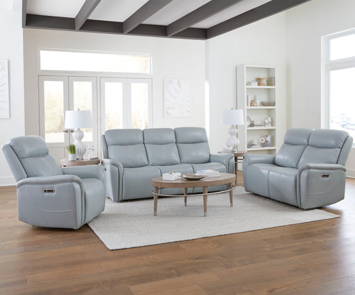 Parker Living Cascade - Seamist Grey Power Reclining Loveseat