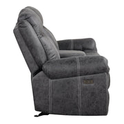 zubaida-dark-gray-polished-microfiber-power-motion-glider-loveseat-w-usb-port-4