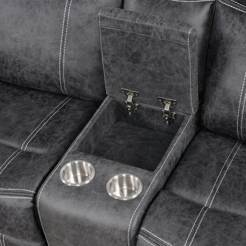 zubaida-dark-gray-polished-microfiber-power-motion-glider-loveseat-w-usb-port-6