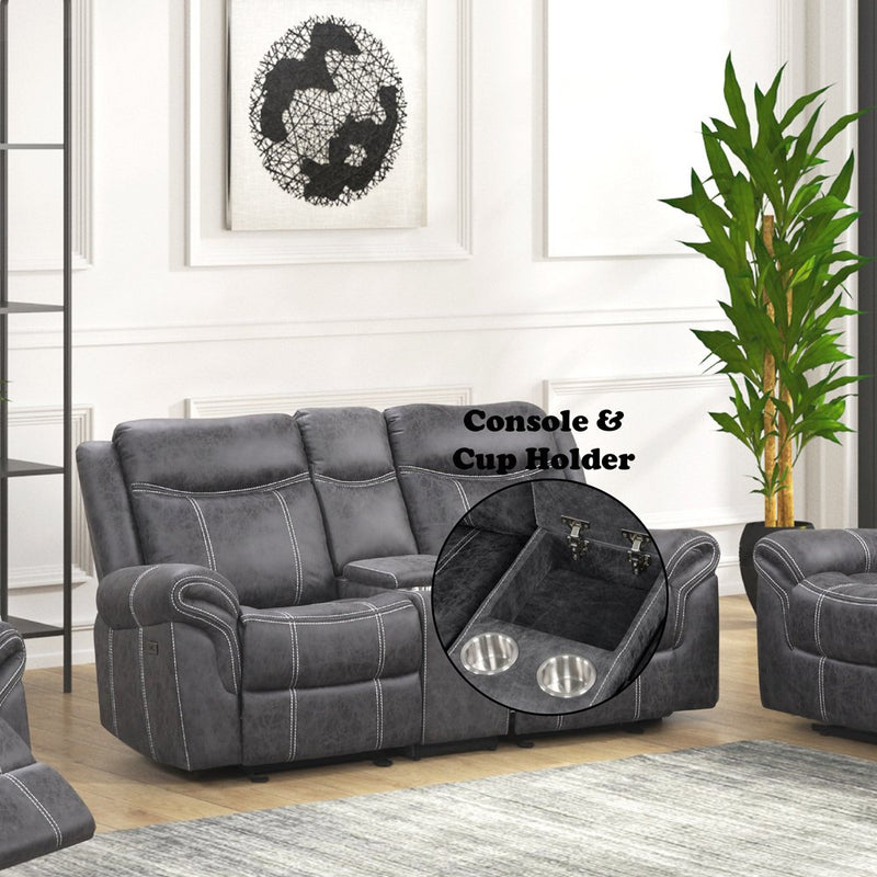 zubaida-dark-gray-polished-microfiber-power-motion-glider-loveseat-w-usb-port-9