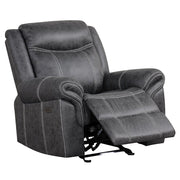 zubaida-dark-gray-polished-microfiber-power-motion-glider-recliner-2