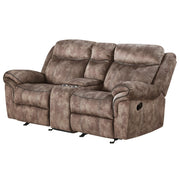 zubaida-two-tone-chocolate-velvet-motion-loveseat-console-w-usb-port-2