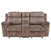 zubaida-two-tone-chocolate-velvet-motion-loveseat-console-w-usb-port-3