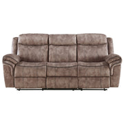 zubaida-two-tone-chocolate-velvet-motion-sofa-console-w-usb-port-3