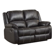 zuriel-black-leatherette-motion-loveseat-2