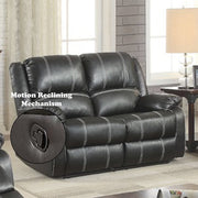 zuriel-black-leatherette-motion-loveseat-5