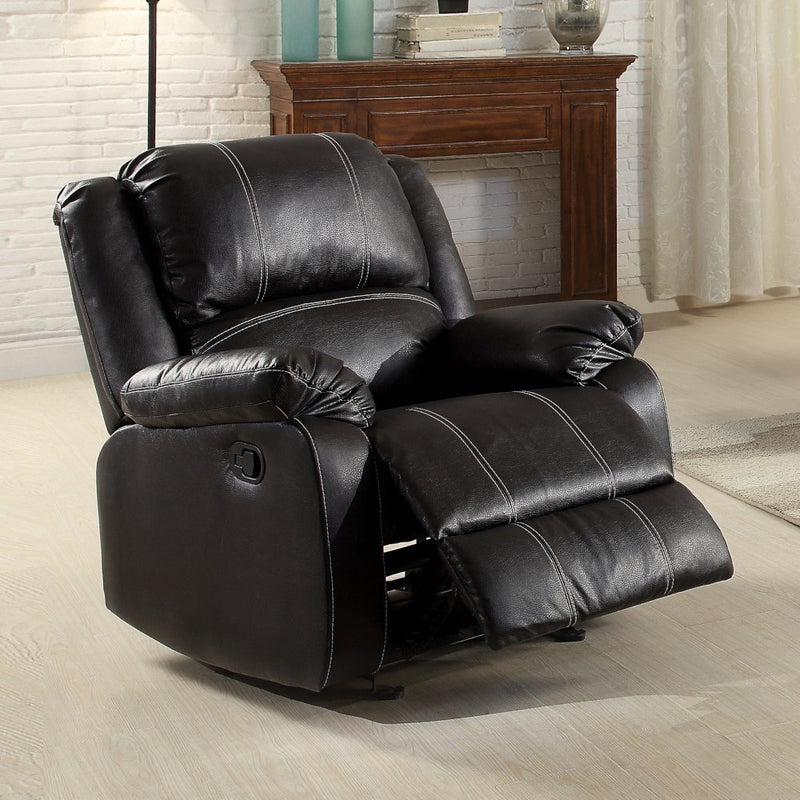 zuriel-black-leatherette-motion-rocker-recliner-1
