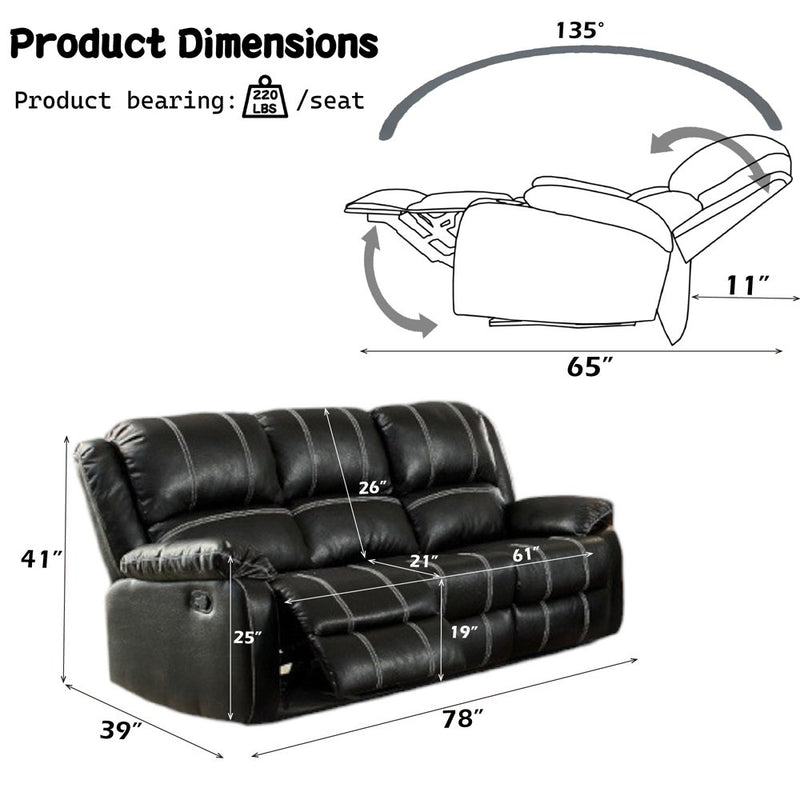 zuriel-black-leatherette-motion-sofa-4