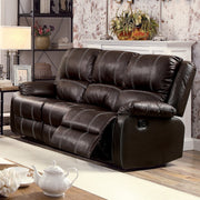 zuriel-brown-leatherette-motion-sofa-1