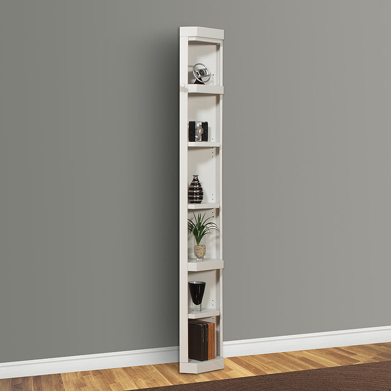 Parker House Boca 6 Piece Library Wall with Corner Bookcases