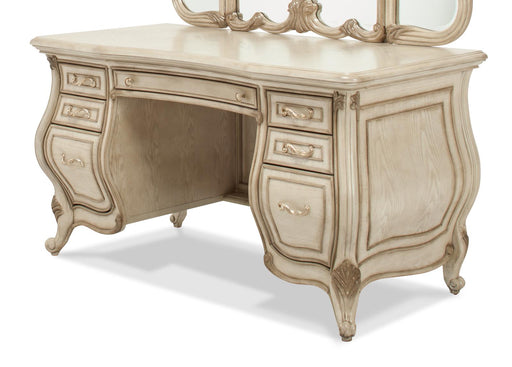 Aico Platine de Royale Vanity/Desk in Champagne 09058-201 Vanity Furniture City Furniture City (CA)l