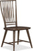 Hooker Furniture Roslyn County Spindle Back Side Chair (Set of 2) in Dark Walnut Furniture City