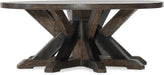 Hooker Furniture Roslyn County Round Cocktail Table in Dark Walnut Furniture City
