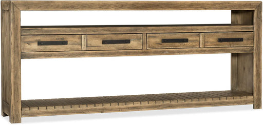 Hooker Furniture Roslyn County Console Table in Medium Pecan Furniture City