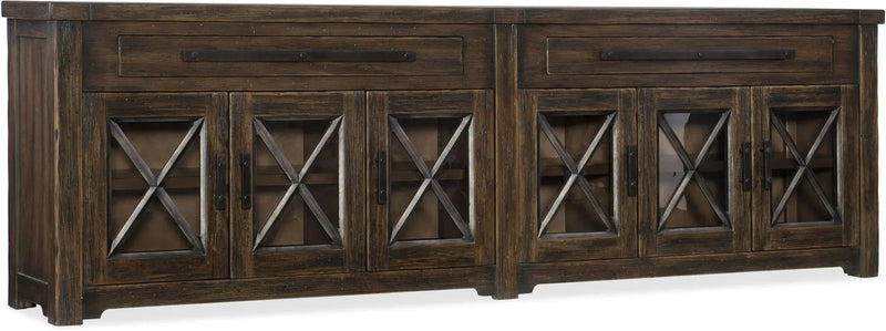 Hooker Furniture Roslyn County Credenza in Dark Walnut Furniture City