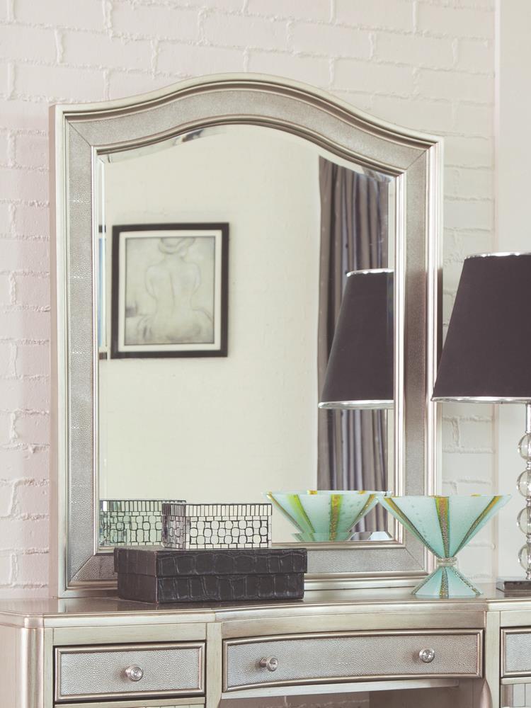 Bling Game Vanity Mirror With Arched Top Vanity Mirror Furniture City Furniture City (CA)l