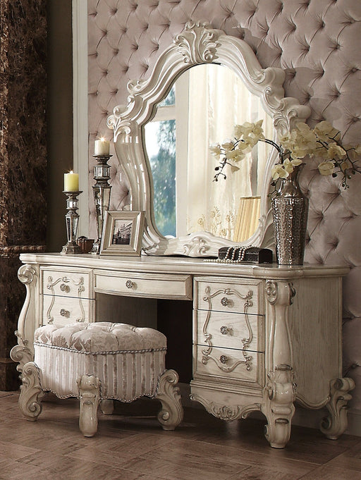 Versailles Bone White Vanity Desk Vanity Furniture City Furniture City (CA)l