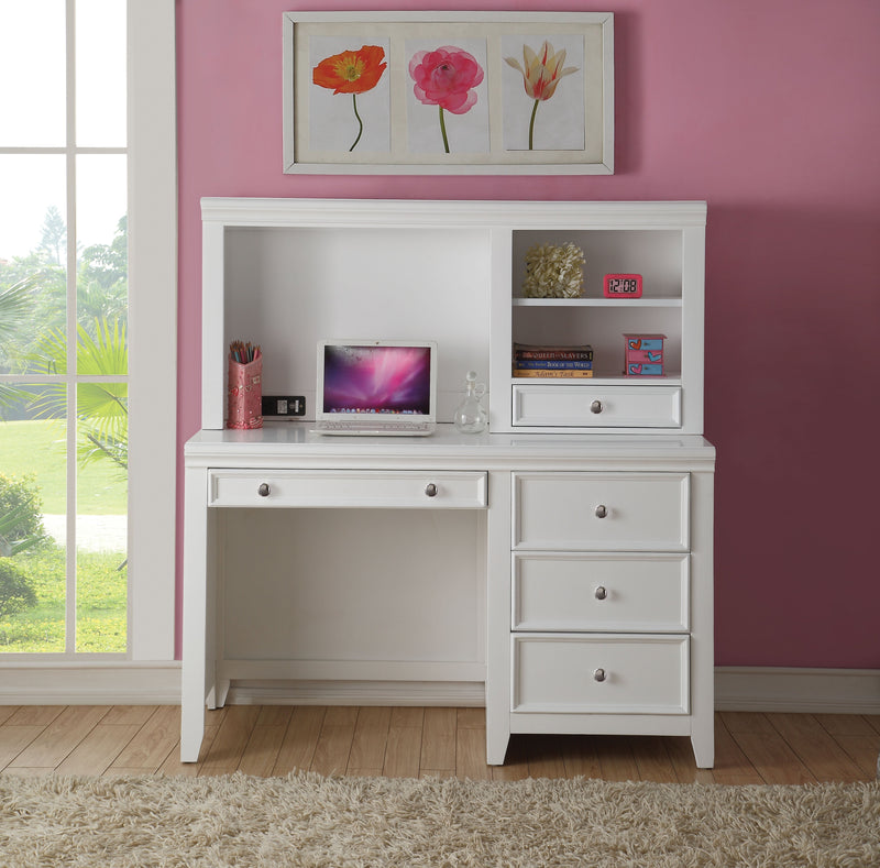 Lacey White Computer Desk Vanity Furniture City Furniture City (CA)l