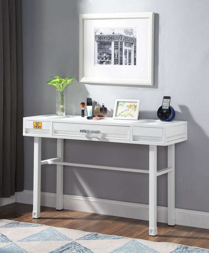 Cargo White Vanity Desk Vanity Furniture City Furniture City (CA)l