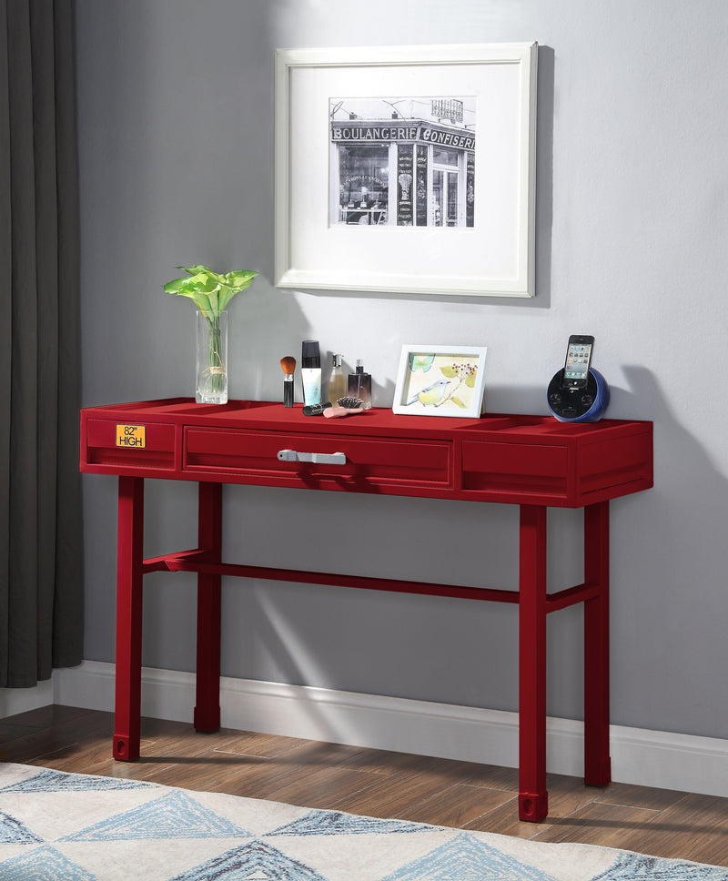 Cargo Red Vanity Desk Vanity Furniture City Furniture City (CA)l