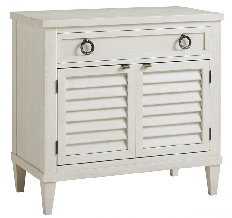 Tommy Bahama Ocean Breeze Glades 1 Drawer Nightstand in White 570-623 Nightstand Furniture City Furniture City (CA)l