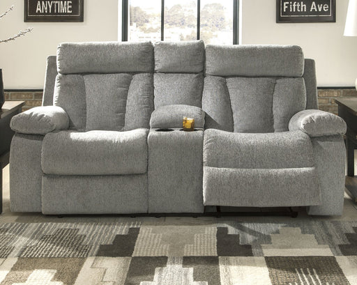 Mitchiner Reclining Loveseat with Console Loveseat Furniture City Furniture City (CA)l