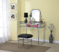 Colleen Chrome Vanity w/ Stool Vanity Furniture City Furniture City (CA)l