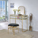 Colleen Gold Vanity w/ Stool Vanity Furniture City Furniture City (CA)l