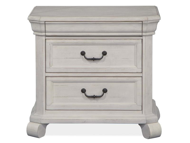 Magnussen Furniture Bronwyn Nightstand in Alabaster Nightstand Furniture City Furniture City (CA)l