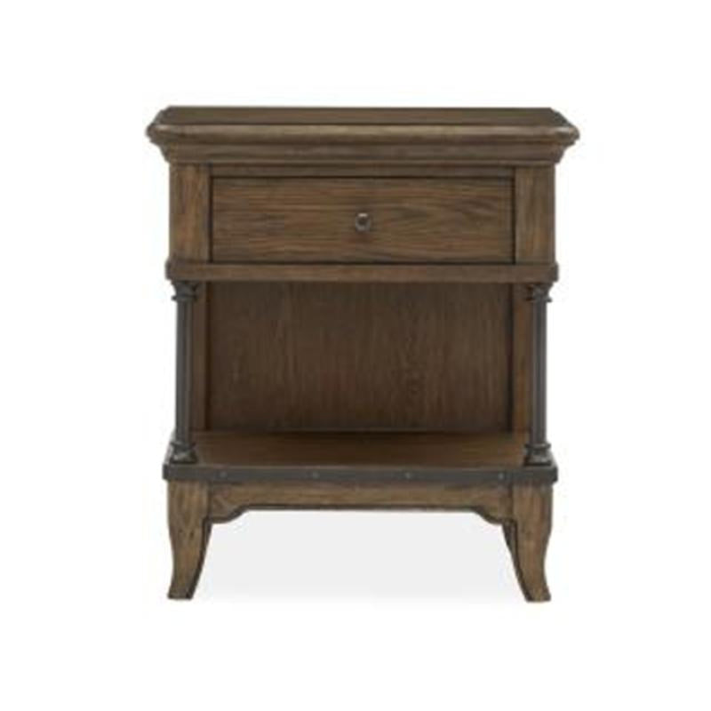 Magnussen Furniture Roxbury Manor Open Nightstand in Homestead Brown Nightstand Furniture City Furniture City (CA)l