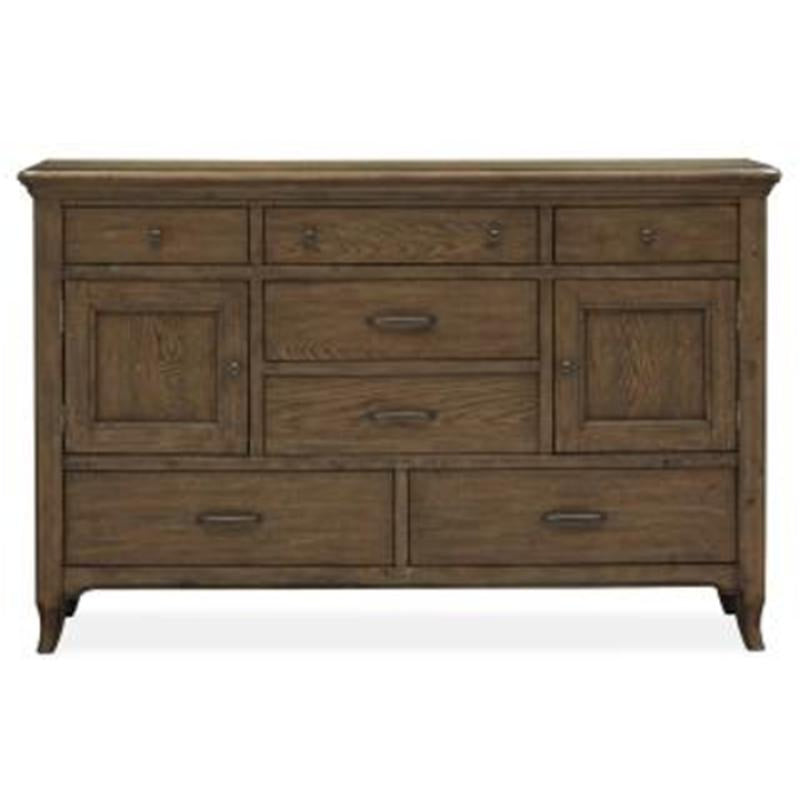 Magnussen Furniture Roxbury Manor Drawer Dresser in Homestead Brown Dresser Furniture City Furniture City (CA)l