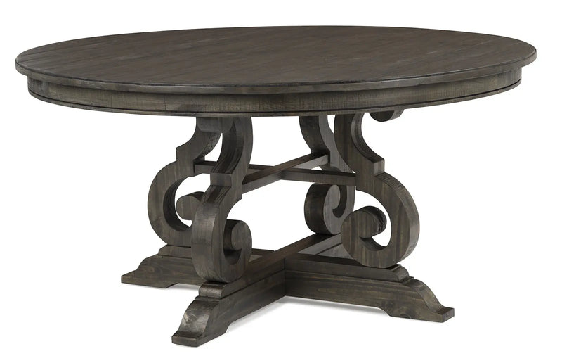 Magnussen Furniture Bellamy 60" Round Dining Table in Peppercorn Furniture City