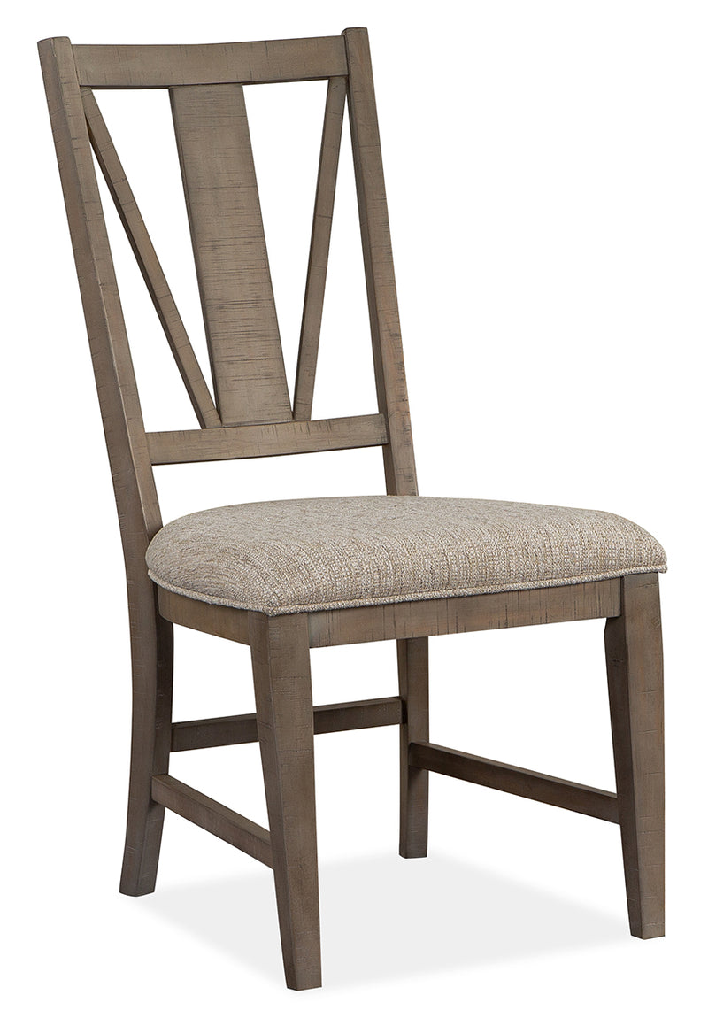 Magnussen Furniture Paxton Place Dining Side Chair w/ Upholstered Seat in Dovetail Grey (Set of 2) Side Chair Furniture City Furniture City (CA)l