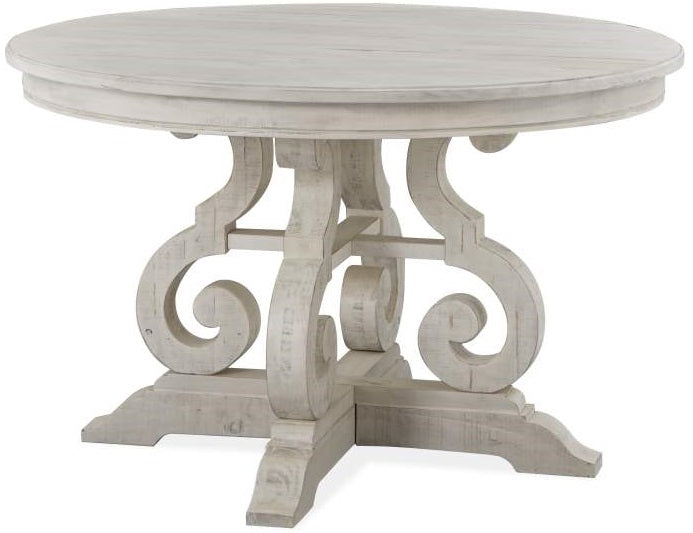 Magnussen Furniture Bronwyn 48' Round Dining Table in Alabaster Dining Table Furniture City Furniture City (CA)l