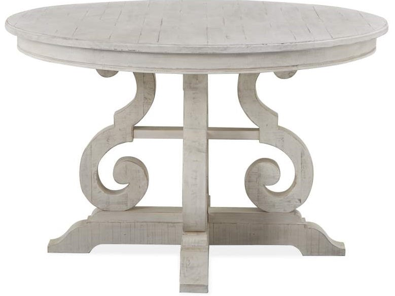 Magnussen Furniture Bronwyn 60' Round Dining Table in Alabaster Dining Table Furniture City Furniture City (CA)l