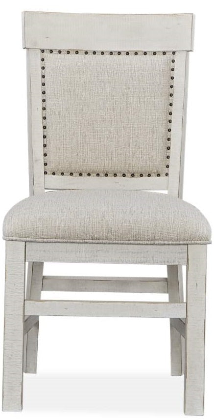 Magnussen Furniture Bronwyn Side Chair w/Upholstered Seat & Back in Alabaster (Set of 2) Side Chair Furniture City Furniture City (CA)l