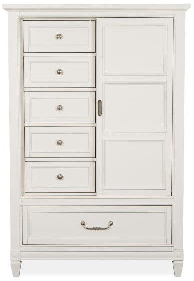 Magnussen Furniture Willowbrook Door Chest in Egg Shell White Chest Furniture City Furniture City (CA)l