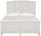 Magnussen Furniture Willowbrook Queen Panel Bed in Egg Shell White Bed Furniture City Furniture City (CA)l