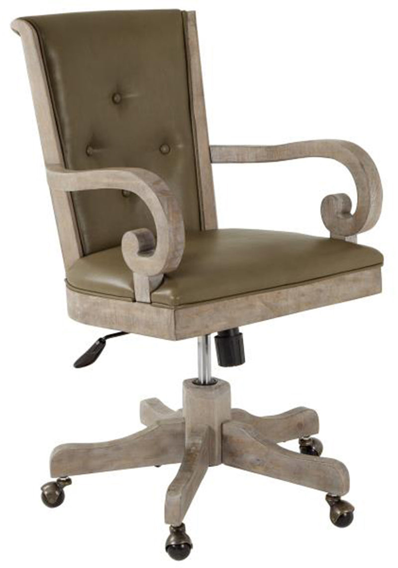 Magnussen Tinley Park Fully Upholstered Swivel Chair in Dove Tail Grey Chair Furniture City Furniture City (CA)l