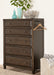 Asphenhome Easton 5 Drawer Chest in Burnt Umber I246-456 Chest Furniture City Furniture City (CA)l