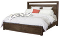 Aspenhome Modern Loft King Panel Bed in Brownstone Bed Furniture City Furniture City (CA)l
