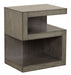 Aspenhome Modern Loft S-Shaped Nightstand in Greystone IML-451N-GRY Nightstand Furniture City Furniture City (CA)l